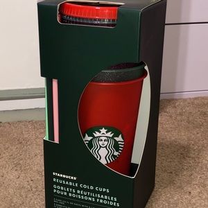 Starbucks glitter reusable cold cups
